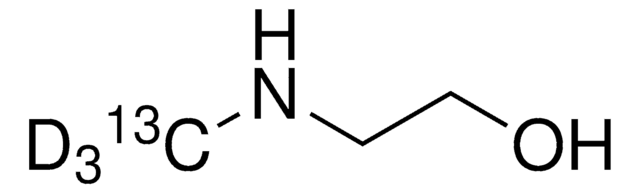 N-Methyl-13C,d3-ethanolamine 99 atom % 13C, 98 atom % D, 97% (CP)