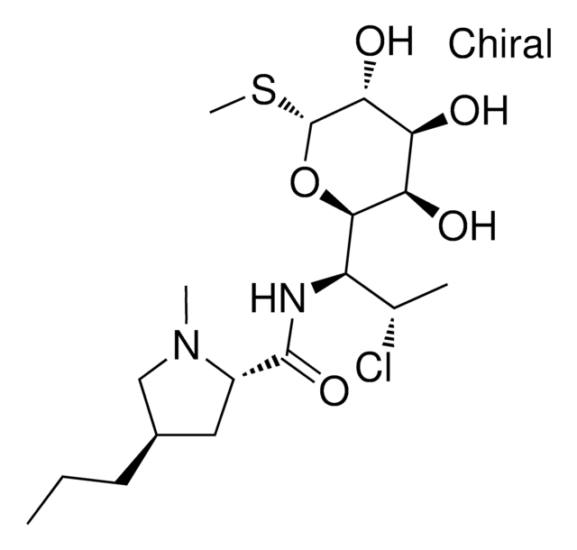 methyl 7-chloro-6,7,8-trideoxy-6-({[(2S,4R)-1-methyl-4-propyl-2-pyrrolidinyl]carbonyl}amino)-1-thio-L-threo-alpha-D-galacto-octopyranoside AldrichCPR