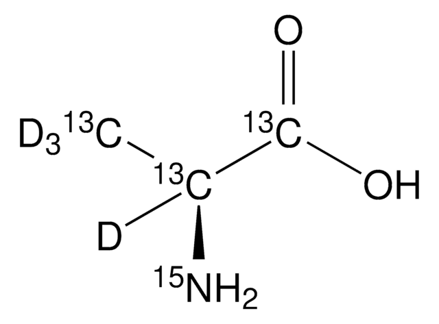 L-Alanine-13C3,15N,2,3,3,3-d4 99 atom % 13C, 98 atom % 15N, 98 atom % D, 95% (CP)