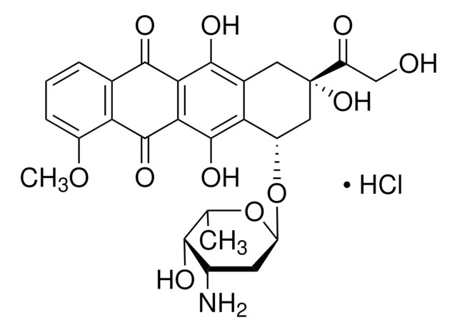 Doxorubicin Hydrochloride Pharmaceutical Secondary Standard; Certified Reference Material