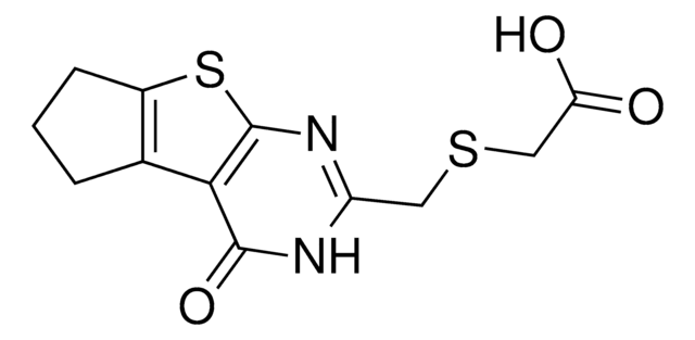 ([(4-Oxo-3,5,6,7-tetrahydro-4H-cyclopenta[4,5]thieno[2,3-d]pyrimidin-2-yl)methyl]thio)acetic acid AldrichCPR