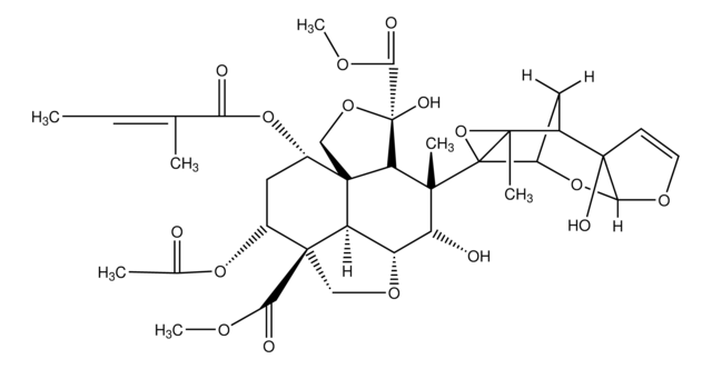 Azadirachtin certified reference material, TraceCERT&#174;, Manufactured by: Sigma-Aldrich Production GmbH, Switzerland