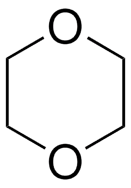 1,4-Dioxane solution NMR reference standard, 5&#160;mM in chloroform-d (99.8 atom % D), NMR tube size 3&#160;mm × 8&#160;in.