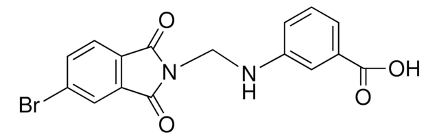 3-((5-BROMO-1,3-DIOXO-1,3-DIHYDRO-ISOINDOL-2-YLMETHYL)-AMINO)-BENZOIC ACID AldrichCPR