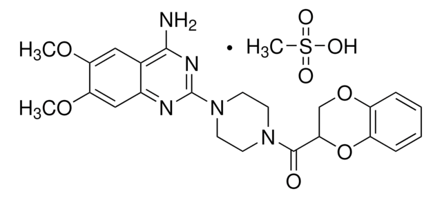 Doxazosin mesylate certified reference material, pharmaceutical secondary standard