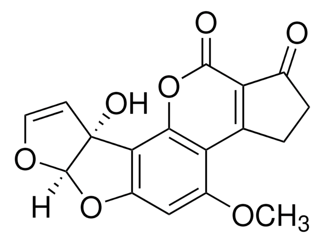 Aflatoxin M1 solution certified reference material, 10&#160;&#956;g/mL in acetonitrile, ampule of 1&#160;mL