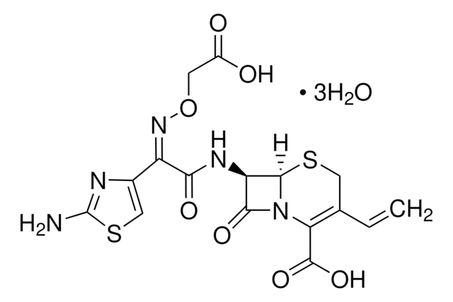 Cefixime trihydrate suitable for microbiology, for ion-selective electrodes, &#8805;98.0% (HPLC)