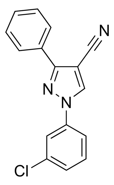 1-(3-Chlorophenyl)-3-phenyl-1H-pyrazole-4-carbonitrile AldrichCPR