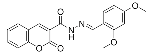 2-OXO-2H-CHROMENE-3-CARBOXYLIC ACID (2,4-DIMETHOXY-BENZYLIDENE)-HYDRAZIDE AldrichCPR