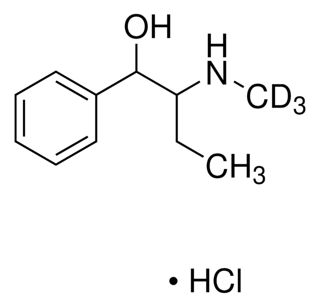 Buphedrone Ephedrine Metabolite-D3 hydrochloride solution 100&#160;&#956;g/mL in methanol, ampule of 1&#160;mL, certified reference material, Cerilliant&#174;