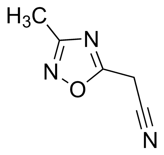 (3-Methyl-1,2,4-oxadiazol-5-yl)acetonitrile AldrichCPR