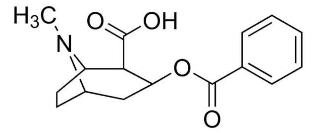 Benzoylecgonine solution 100&#160;&#956;g/mL in methanol, ampule of 1&#160;mL, certified reference material, Cerilliant&#174;