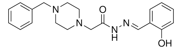 2-(4-BENZYL-1-PIPERAZINYL)-N'-(2-HYDROXYBENZYLIDENE)ACETOHYDRAZIDE AldrichCPR