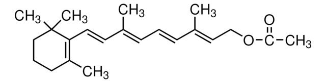 Retinyl acetate solution 100&#160;&#956;g/mL in ethanol (with 0.1% (w/v) BHT; degassed), reference material, Cerilliant&#174;