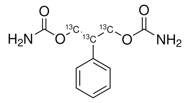 Felbamate-13C3 solution 100&#160;&#956;g/mL in methanol, certified reference material, ampule of 1&#160;mL, Cerilliant&#174;