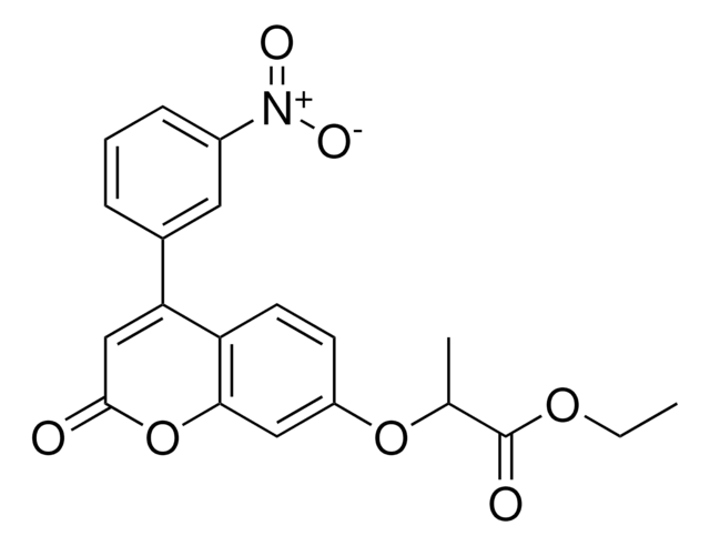 ETHYL 2-((4-(3-NITROPHENYL)-2-OXO-2H-CHROMEN-7-YL)OXY)PROPANOATE AldrichCPR