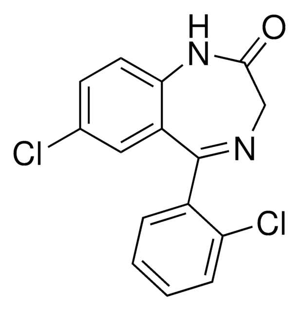 Delorazepam solution 100&#160;&#956;g/mL in acetonitrile, ampule of 1&#160;mL, certified reference material, Cerilliant&#174;