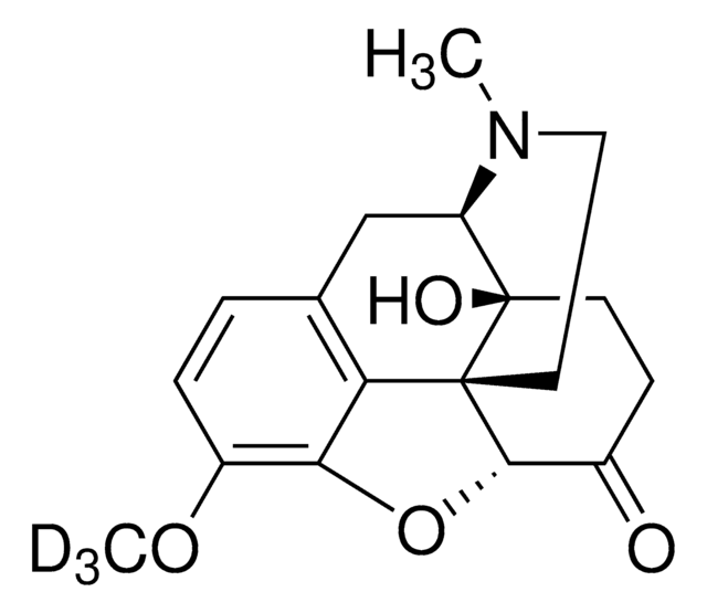 Oxycodone-D3 solution 100&#160;&#956;g/mL in methanol, ampule of 1&#160;mL, certified reference material, Cerilliant&#174;