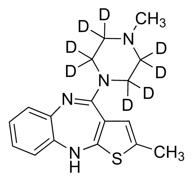 Olanzapine-d8 100&#160;&#956;g/mL in acetonitrile, ampule of 1&#160;mL, certified reference material, Cerilliant&#174;