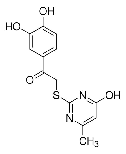 1-(3,4-Dihydroxyphenyl)-2-[(4-hydroxy-6-methyl-2-pyrimidinyl)sulfanyl]ethanone AldrichCPR