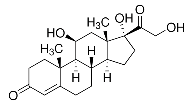 Cortisol solution 1.0&#160;mg/mL in methanol, ampule of 1&#160;mL, certified reference material, Cerilliant&#174;