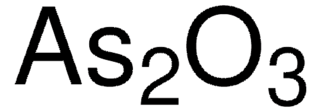 Arsenic(III) oxide reference material for titrimetry, certified by BAM, &gt;99.5%