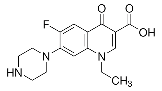 Norfloxacin analytical standard, &#8805;98% (TLC)