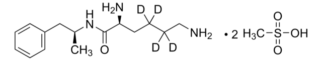 Lisdexamfetamine-D4 dimesylate solution 100&#160;&#956;g/mL in methanol (as free base), ampule of 1&#160;mL, certified reference material, Cerilliant&#174;