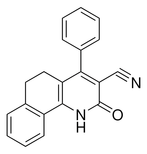 2-OXO-4-PHENYL-1,2,5,6-TETRAHYDRO-BENZO(H)QUINOLINE-3-CARBONITRILE AldrichCPR