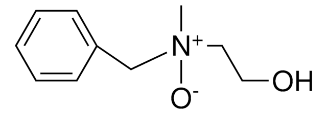 2-(BENZYLMETHYLAMINO)-ETHANOL N-OXIDE (5O% AQU. SOLN.) AldrichCPR