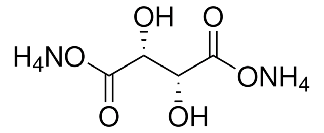 Ammonium tartrate dibasic BioUltra, &#8805;98% (T)