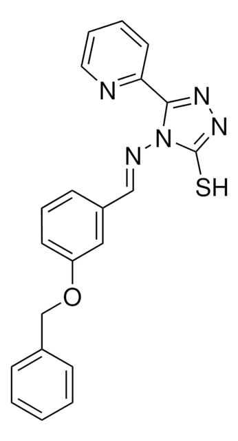 4-({(E)-[3-(BENZYLOXY)PHENYL]METHYLIDENE}AMINO)-5-(2-PYRIDINYL)-4H-1,2,4-TRIAZOLE-3-THIOL AldrichCPR