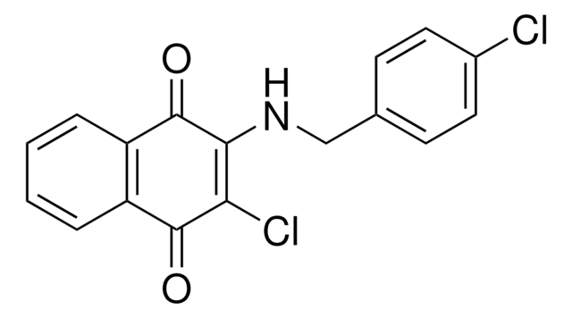 2-CHLORO-3-(4-CHLORO-BENZYLAMINO)-(1,4)NAPHTHOQUINONE AldrichCPR