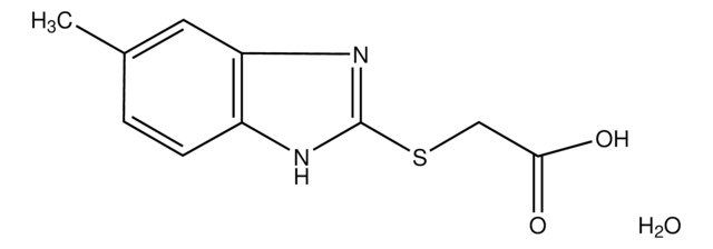 [(5-Methyl-1H-benzimidazol-2-yl)thio]acetic acid hydrate AldrichCPR