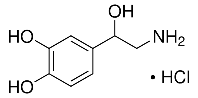 (±)-Norepinephrine hydrochloride solution 1&#160;mg/mL in methanol ((as free base)), certified reference material, ampule of 1&#160;mL, Cerilliant&#174;