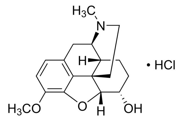 Dihydrocodeine hydrochloride solution 1.0&#160;mg/mL in methanol (as free base), ampule of 1&#160;mL, certified reference material, Cerilliant&#174;