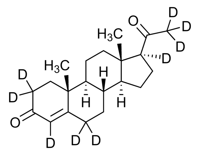 Progesterone-D9 solution 100&#160;&#956;g/mL in acetonitrile, ampule of 1&#160;mL, certified reference material, Cerilliant&#174;