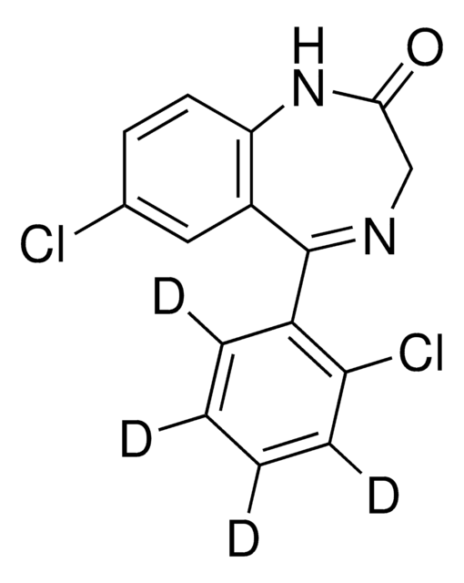 Delorazepam-D4 solution 100&#160;&#956;g/mL in acetonitrile, certified reference material, ampule of 1&#160;mL, Cerilliant&#174;