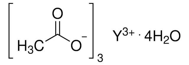 Yttrium(III) acetate tetrahydrate 99.99% trace rare earth metals basis