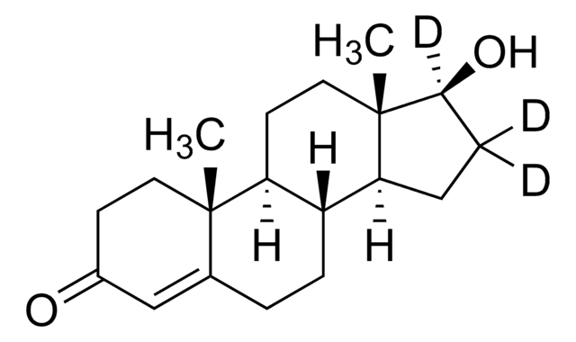 Testosterone-d3 solution 100&#160;&#956;g/mL in 1,2-dimethoxyethane, analytical standard, for drug analysis