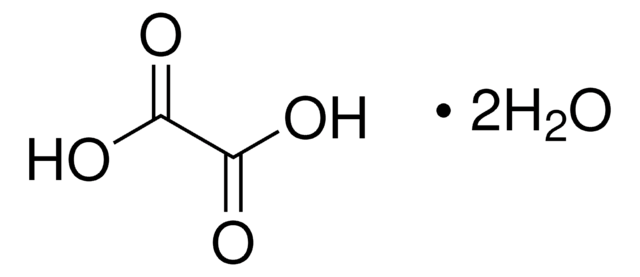 Oxalic acid dihydrate ReagentPlus&#174;, &#8805;99.0% (GC)