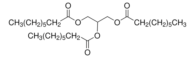 Glyceryl trioctanoate &#8805;95% (GC)