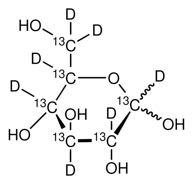 D-Glucose-13C6,1,2,3,4,5,6,6-d7 99 atom % 13C, 77 atom % D, 99% (CP)