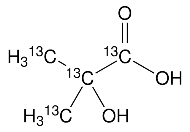 2-Hydroxyisobutyric acid-13C4 99 atom % 13C, 98% (CP)