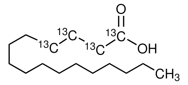 Palmitic acid-1,2,3,4-13C4 99 atom % 13C, 99% (CP)