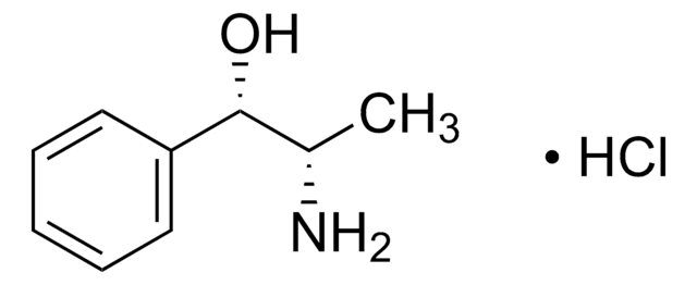 (+)-Norpseudoephedrine hydrochloride solution 100&#160;&#956;g/mL in methanol (as free base), ampule of 1&#160;mL, certified reference material, Cerilliant&#174;