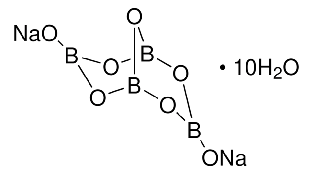 Sodium tetraborate decahydrate puriss., meets analytical specification of Ph. Eur., BP, NF, 99.0-103.0%