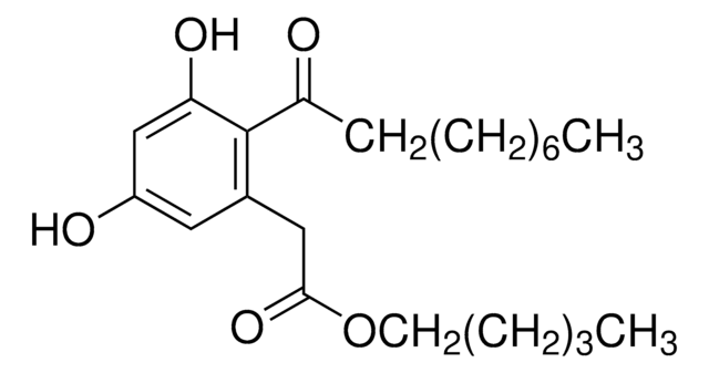 n-Amyl 2-[3,5-dihydroxy-2-(1-nonanoyl)phenyl]acetate &#8805;98% (HPLC)