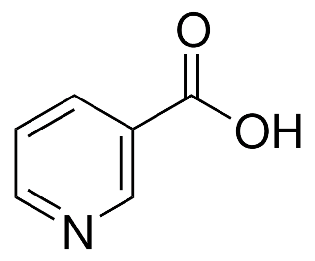 Nicotinic acid certified reference material, TraceCERT&#174;, Manufactured by: Sigma-Aldrich Production GmbH, Switzerland