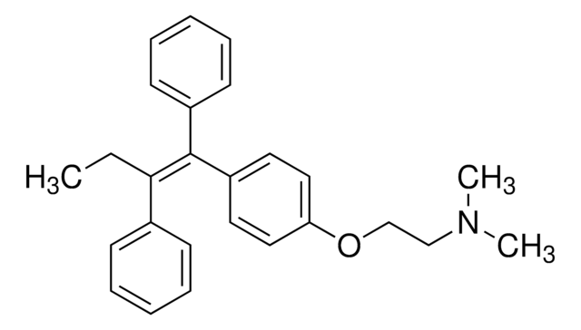 Tamoxifen certified reference material, TraceCERT&#174;, Manufactured by: Sigma-Aldrich Production GmbH, Switzerland